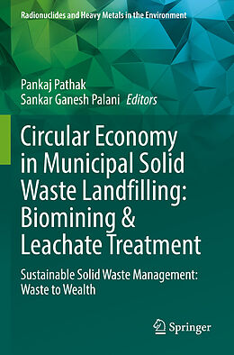 Couverture cartonnée Circular Economy in Municipal Solid Waste Landfilling: Biomining & Leachate Treatment de 