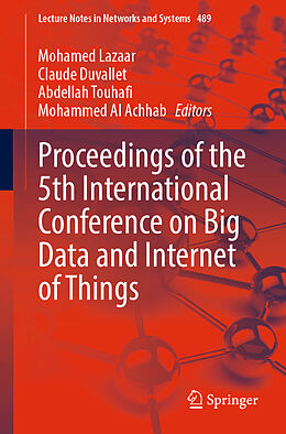 Couverture cartonnée Proceedings of the 5th International Conference on Big Data and Internet of Things de 