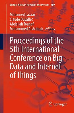 eBook (pdf) Proceedings of the 5th International Conference on Big Data and Internet of Things de 