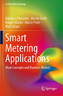 Kartonierter Einband Smart Metering Applications von Nikolaos Efkarpidis, Martin Geidl, Marc Adam