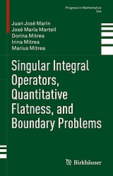 E-Book (pdf) Singular Integral Operators, Quantitative Flatness, and Boundary Problems von Juan José Marín, José María Martell, Dorina Mitrea
