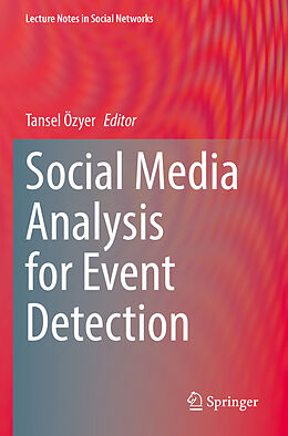 Couverture cartonnée Social Media Analysis for Event Detection de 