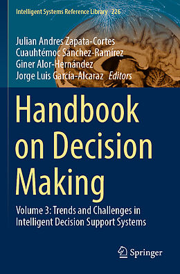 Couverture cartonnée Handbook on Decision Making de 