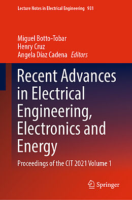 Livre Relié Recent Advances in Electrical Engineering, Electronics and Energy de 