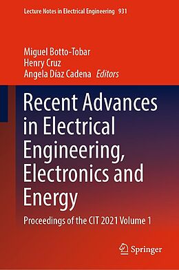 eBook (pdf) Recent Advances in Electrical Engineering, Electronics and Energy de 