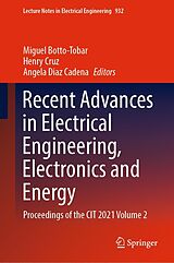 eBook (pdf) Recent Advances in Electrical Engineering, Electronics and Energy de 