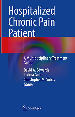 Livre Relié Hospitalized Chronic Pain Patient de 