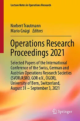 E-Book (pdf) Operations Research Proceedings 2021 von 