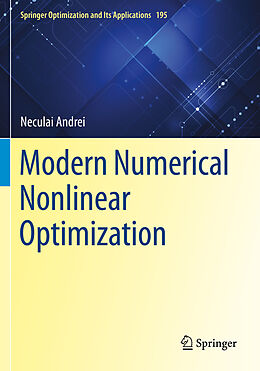 Couverture cartonnée Modern Numerical Nonlinear Optimization de Neculai Andrei