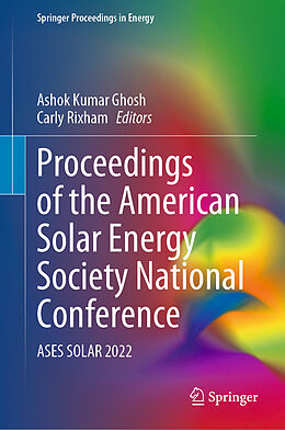 Fester Einband Proceedings of the American Solar Energy Society National Conference von 