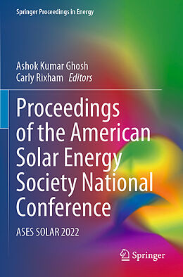 Kartonierter Einband Proceedings of the American Solar Energy Society National Conference von 