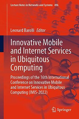 eBook (pdf) Innovative Mobile and Internet Services in Ubiquitous Computing de 