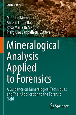 Couverture cartonnée Mineralogical Analysis Applied to Forensics de 