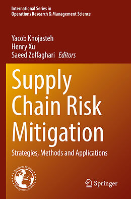 Couverture cartonnée Supply Chain Risk Mitigation de 