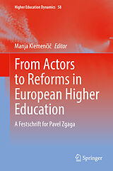 eBook (pdf) From Actors to Reforms in European Higher Education de 