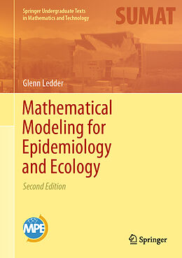 Livre Relié Mathematical Modeling for Epidemiology and Ecology de Glenn Ledder