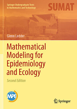 Couverture cartonnée Mathematical Modeling for Epidemiology and Ecology de Glenn Ledder