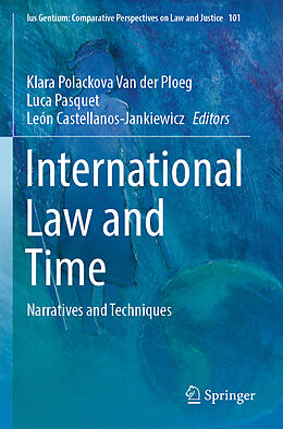 Couverture cartonnée International Law and Time de 