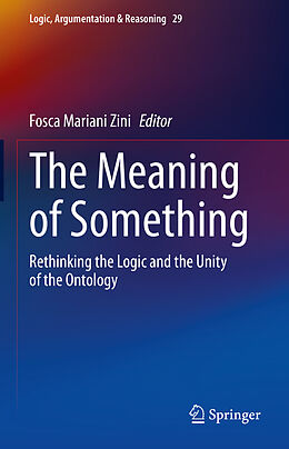 Livre Relié The Meaning of Something de 