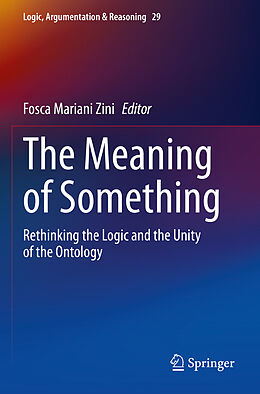 Couverture cartonnée The Meaning of Something de 