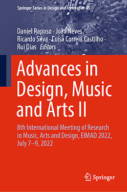 Livre Relié Advances in Design, Music and Arts II de 