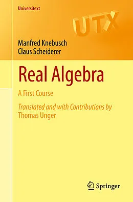 E-Book (pdf) Real Algebra von Manfred Knebusch, Claus Scheiderer