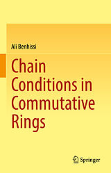 eBook (pdf) Chain Conditions in Commutative Rings de Ali Benhissi