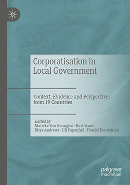 Couverture cartonnée Corporatisation in Local Government de 