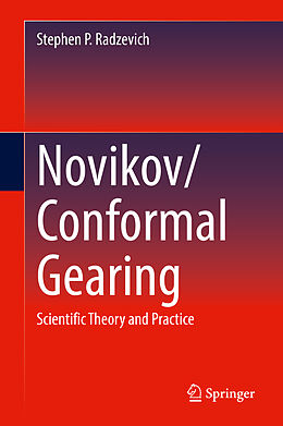 Livre Relié Novikov/Conformal Gearing de Stephen P. Radzevich