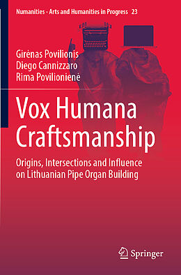 Couverture cartonnée Vox Humana Craftsmanship de Gir nas Povilionis, Rima Povilionien , Diego Cannizzaro