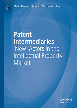 Livre Relié Patent Intermediaries de Miryam Martin-Sanchez, Mario Benassi