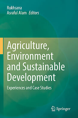 Couverture cartonnée Agriculture, Environment and Sustainable Development de 