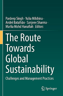 Couverture cartonnée The Route Towards Global Sustainability de 