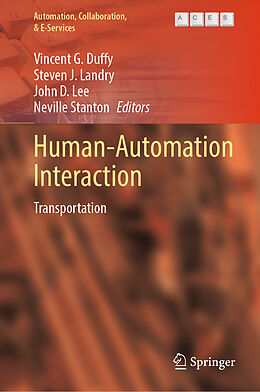 Livre Relié Human-Automation Interaction de 