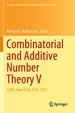 Couverture cartonnée Combinatorial and Additive Number Theory V de 