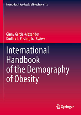 Couverture cartonnée International Handbook of the Demography of Obesity de 