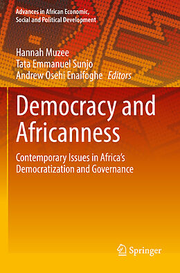 Couverture cartonnée Democracy and Africanness de 