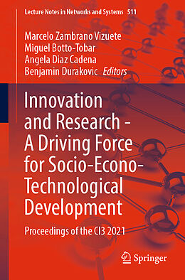 Couverture cartonnée Innovation and Research - A Driving Force for Socio-Econo-Technological Development de 