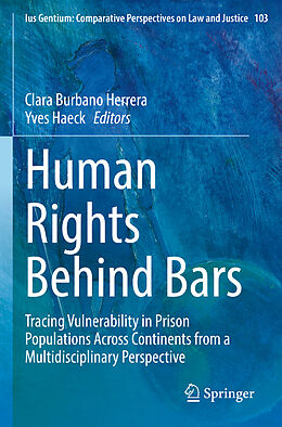 Couverture cartonnée Human Rights Behind Bars de 