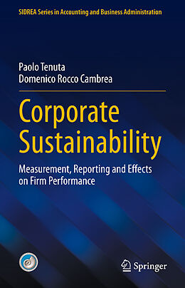 Livre Relié Corporate Sustainability de Domenico Rocco Cambrea, Paolo Tenuta