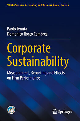 Couverture cartonnée Corporate Sustainability de Domenico Rocco Cambrea, Paolo Tenuta