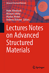 eBook (pdf) Lectures Notes on Advanced Structured Materials de 