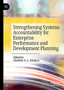 Livre Relié Strengthening Systems Accountability for Enterprise Performance and Development Planning de 