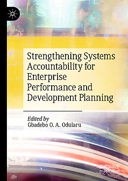 Couverture cartonnée Strengthening Systems Accountability for Enterprise Performance and Development Planning de 