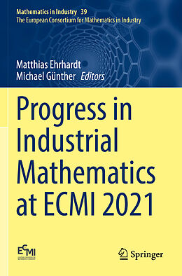 Couverture cartonnée Progress in Industrial Mathematics at ECMI 2021 de 