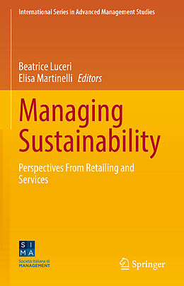 Livre Relié Managing Sustainability de 