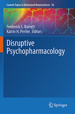 Kartonierter Einband Disruptive Psychopharmacology von 