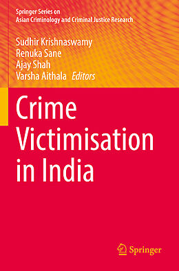 Couverture cartonnée Crime Victimisation in India de 