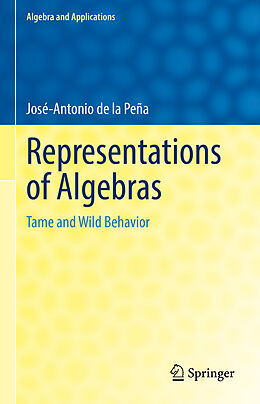 Livre Relié Representations of Algebras de José-Antonio de la Peña