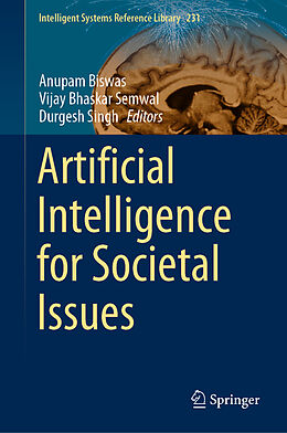 Livre Relié Artificial Intelligence for Societal Issues de 